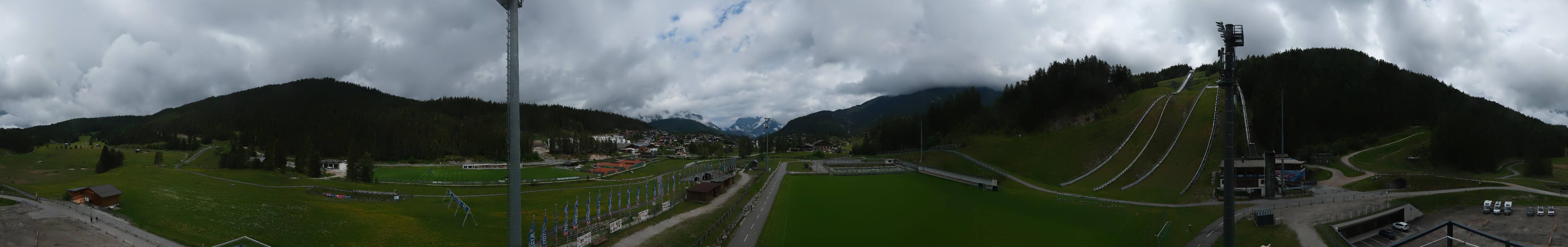 Archived image Webcam Biathlon Center Seefeld