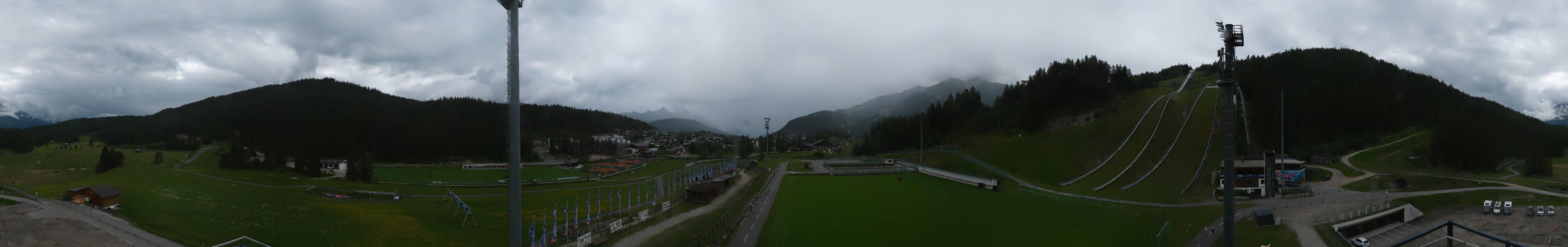 Archived image Webcam Biathlon Center Seefeld