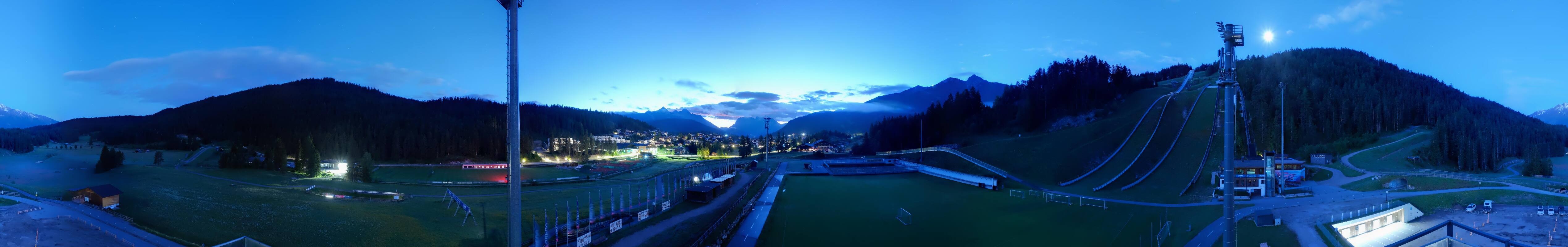 Archived image Webcam Biathlon Center Seefeld