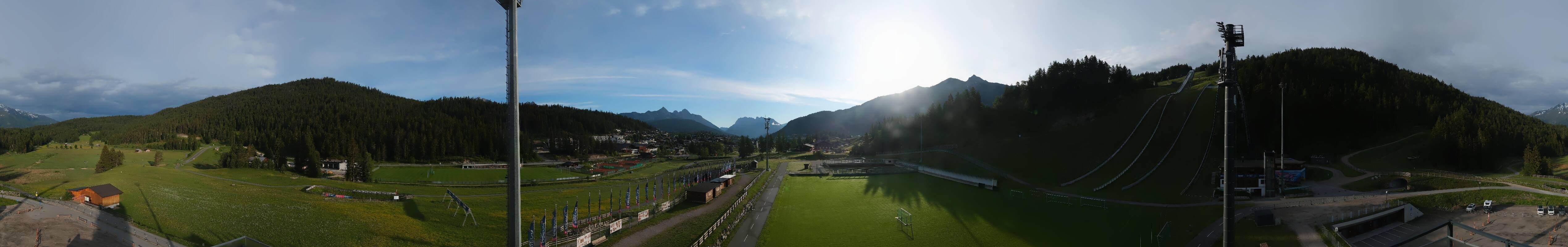 Archived image Webcam Biathlon Center Seefeld