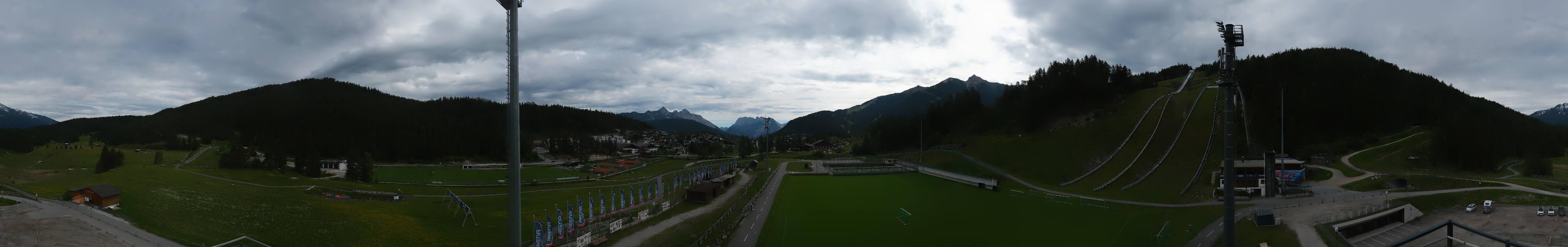 Archived image Webcam Biathlon Center Seefeld