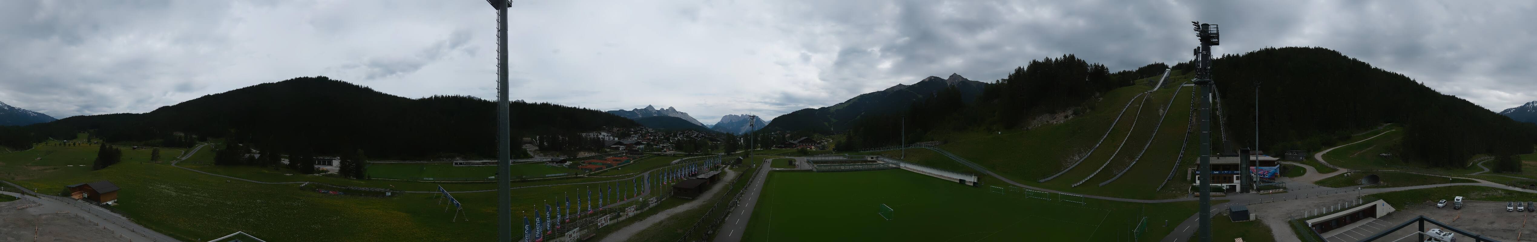 Archived image Webcam Biathlon Center Seefeld