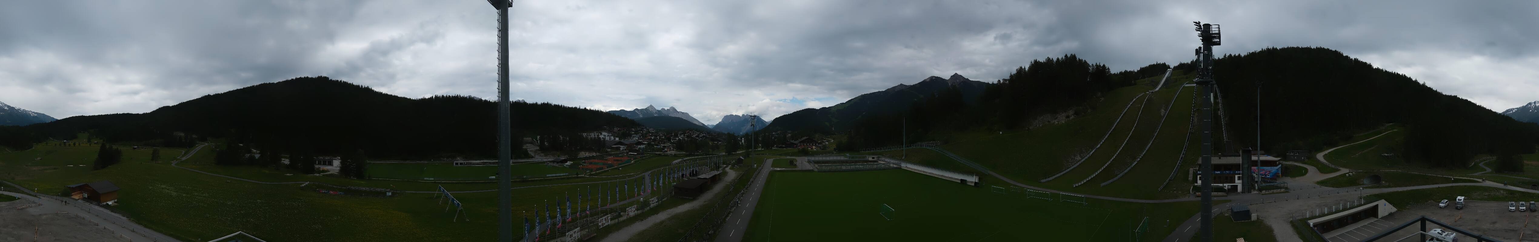 Archived image Webcam Biathlon Center Seefeld