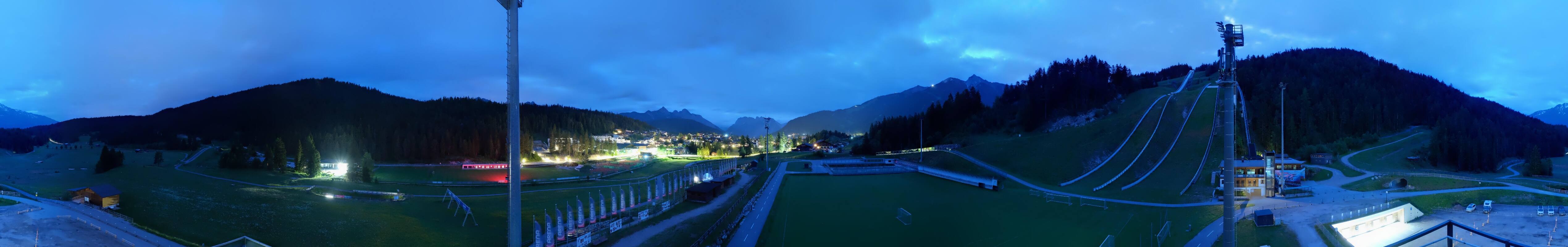 Archived image Webcam Biathlon Center Seefeld