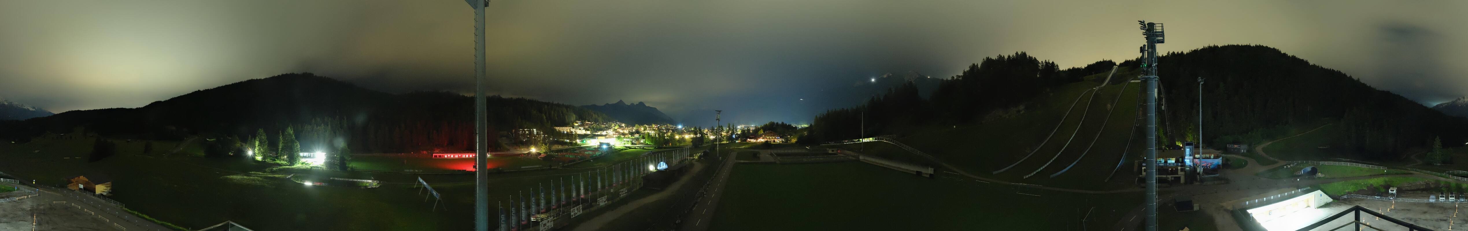 Archived image Webcam Biathlon Center Seefeld