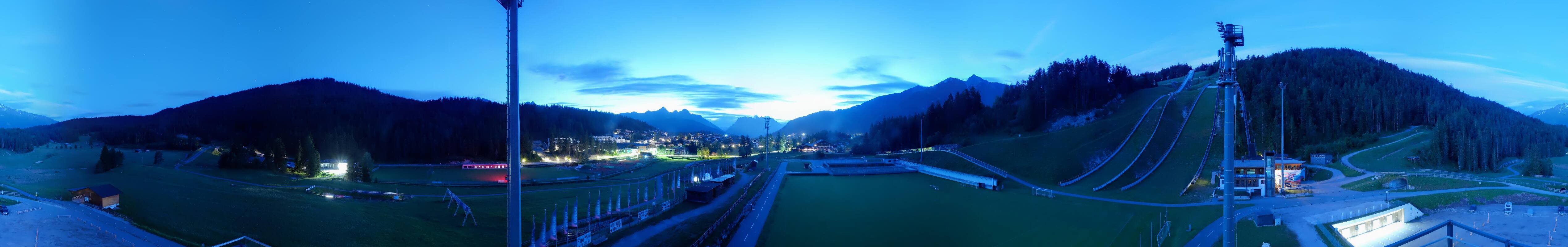 Archived image Webcam Biathlon Center Seefeld