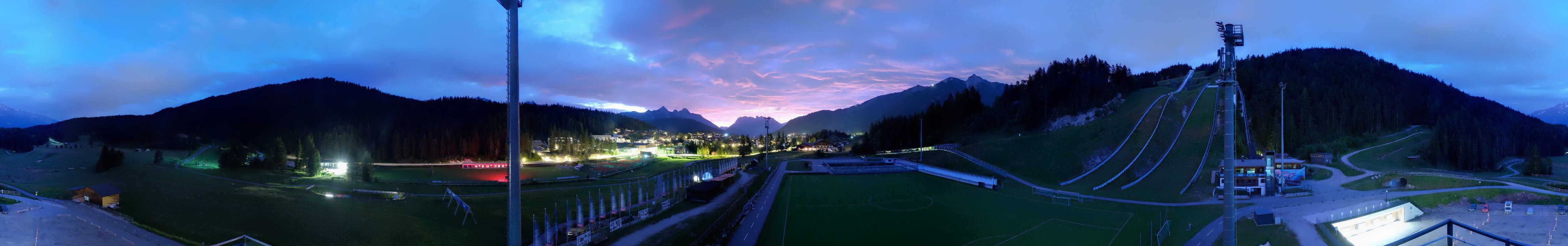 Archived image Webcam Biathlon Center Seefeld