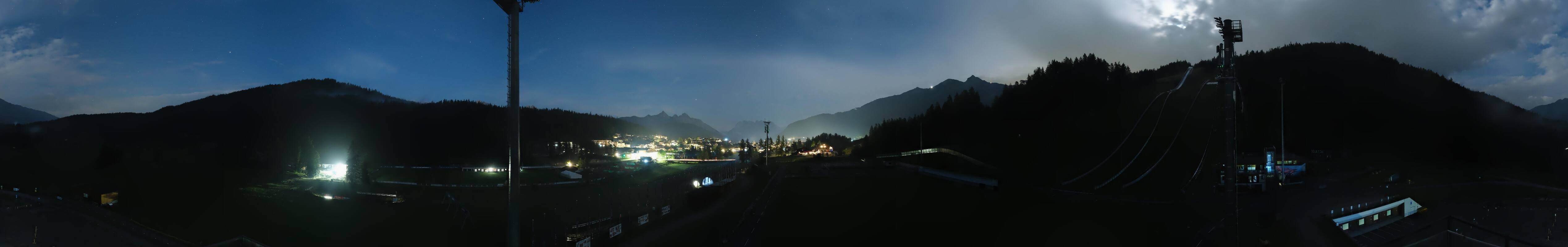 Archived image Webcam Biathlon Center Seefeld