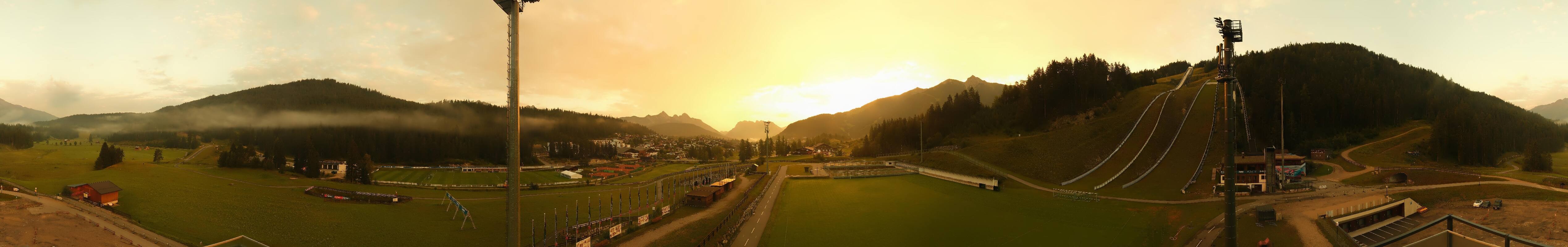 Archived image Webcam Biathlon Center Seefeld