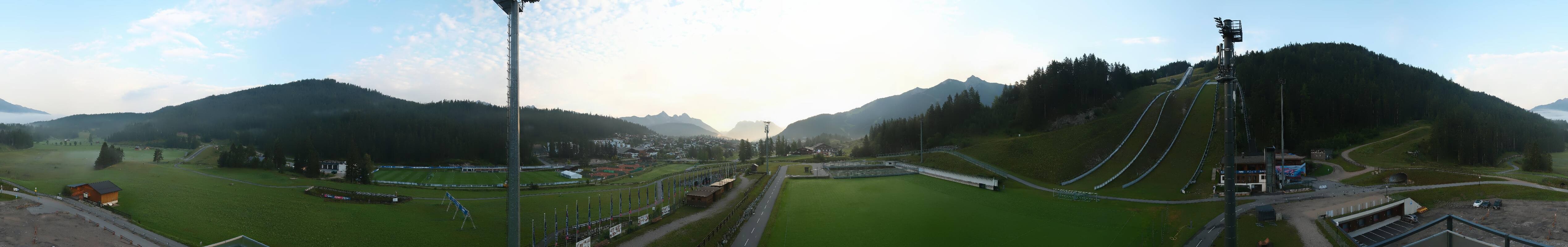 Archived image Webcam Biathlon Center Seefeld