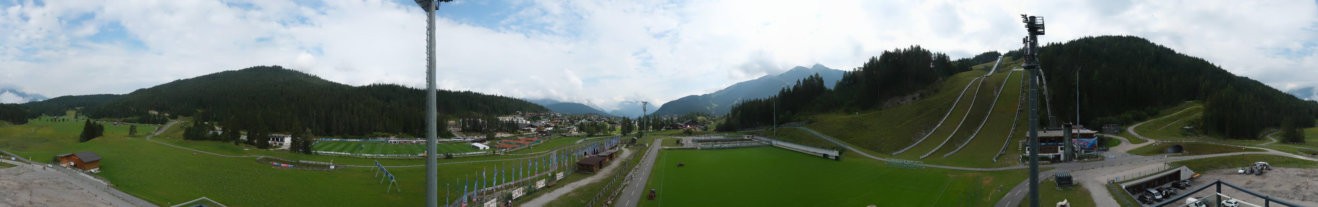 Archived image Webcam Biathlon Center Seefeld
