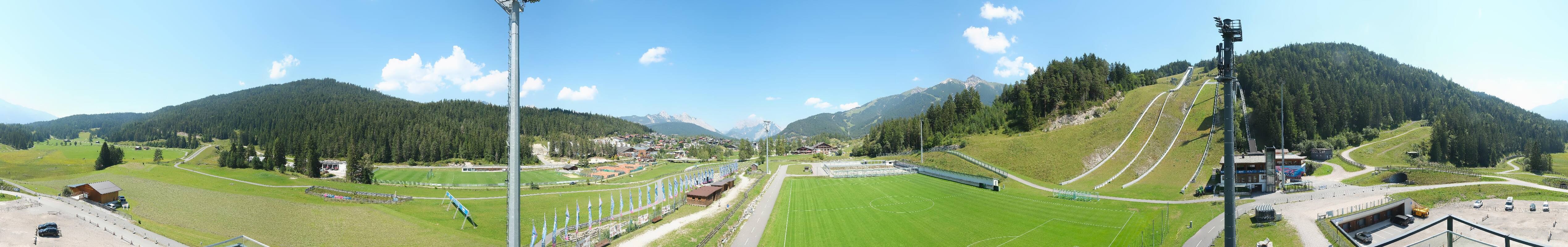 Archived image Webcam Biathlon Center Seefeld
