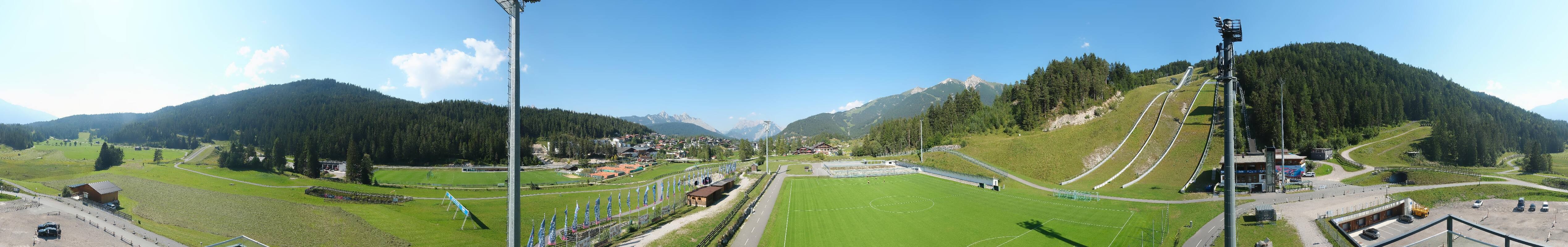 Archived image Webcam Biathlon Center Seefeld