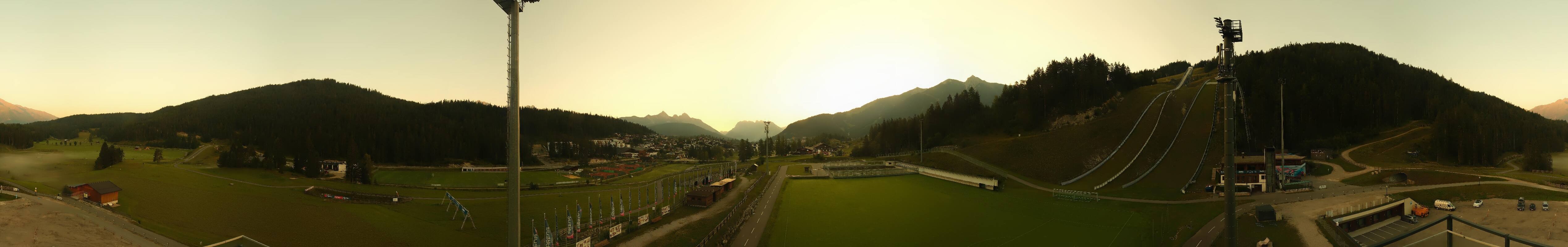Archived image Webcam Biathlon Center Seefeld