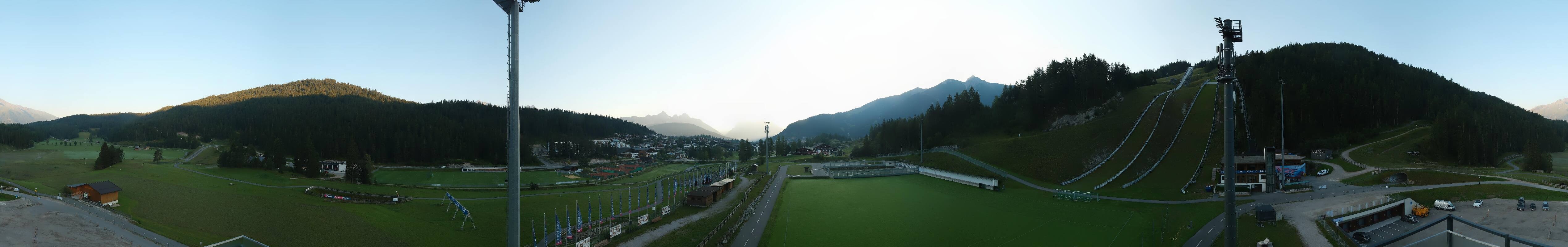 Archived image Webcam Biathlon Center Seefeld