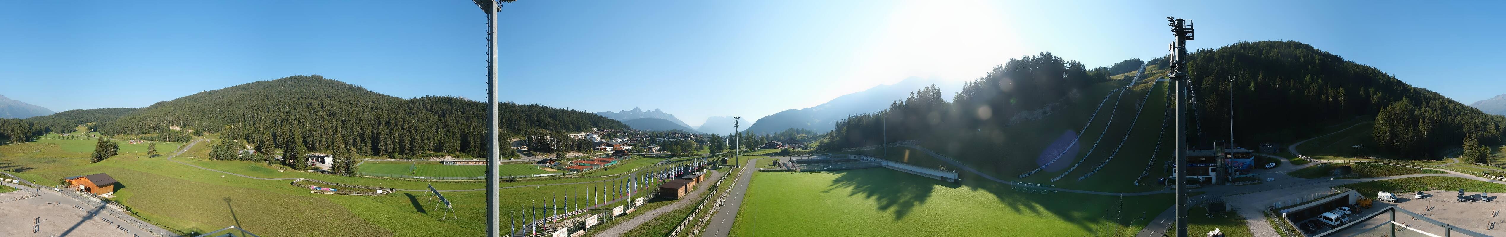 Archived image Webcam Biathlon Center Seefeld