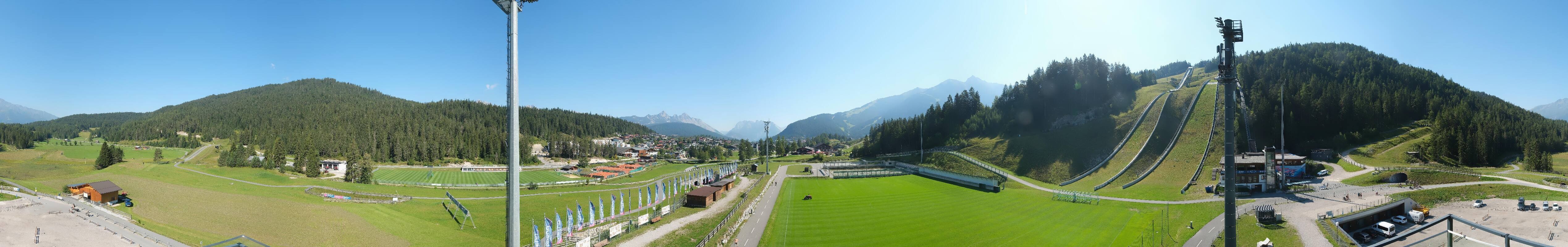 Archived image Webcam Biathlon Center Seefeld