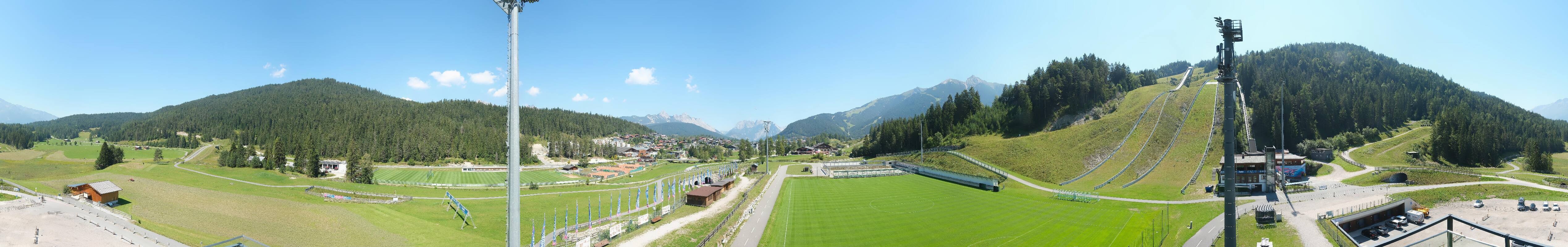 Archived image Webcam Biathlon Center Seefeld