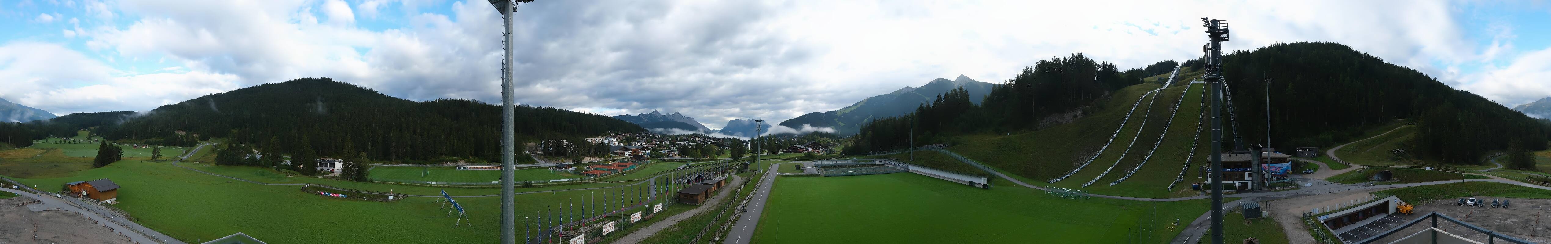 Archived image Webcam Biathlon Center Seefeld
