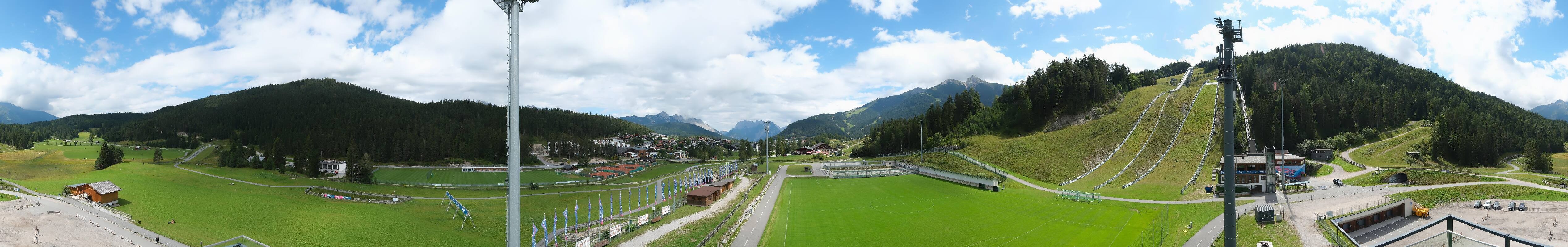 Archived image Webcam Biathlon Center Seefeld