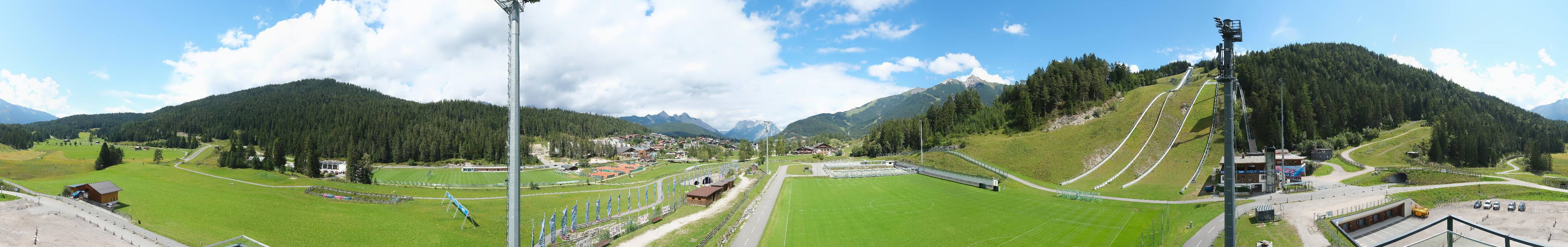 Archived image Webcam Biathlon Center Seefeld