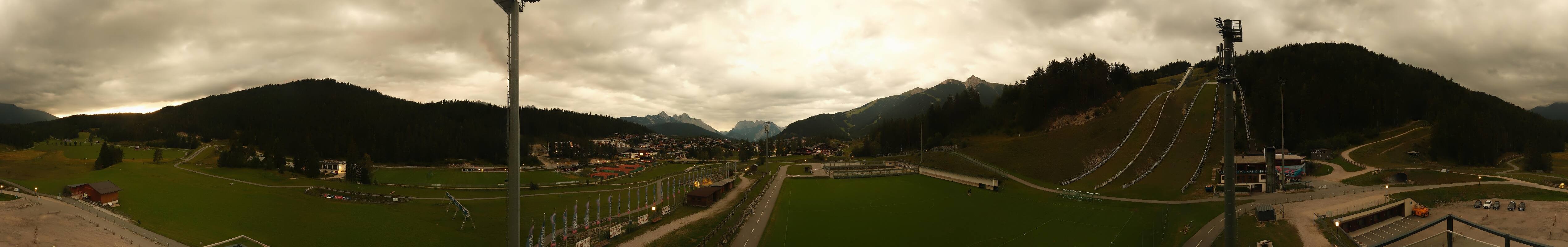 Archived image Webcam Biathlon Center Seefeld
