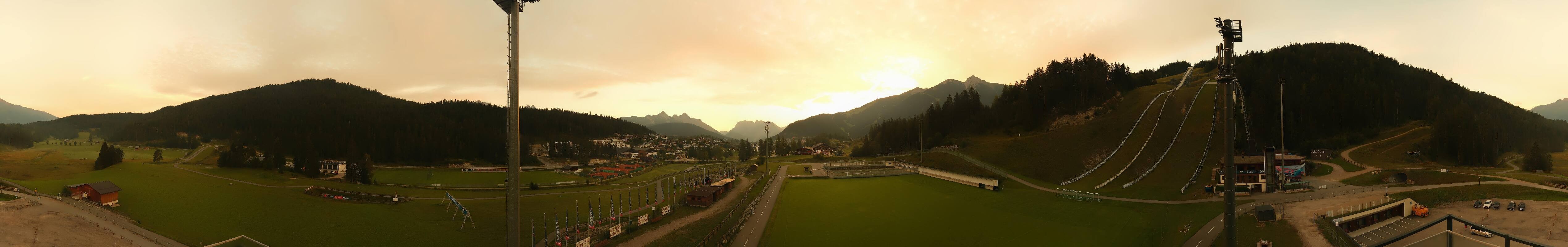 Archived image Webcam Biathlon Center Seefeld