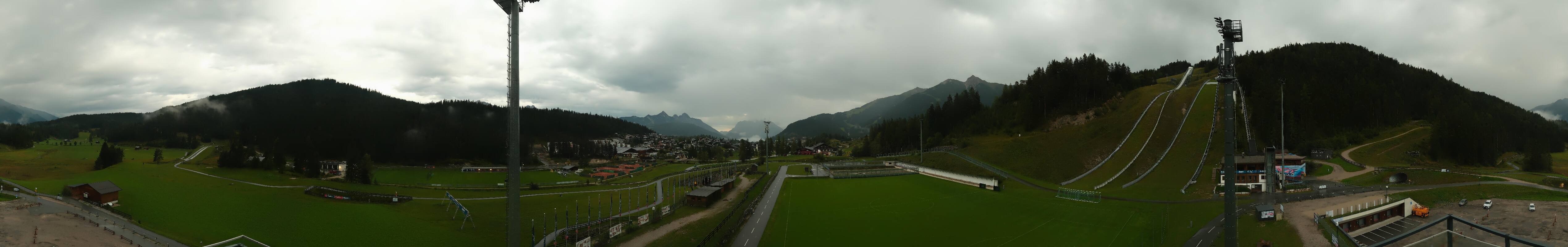 Archived image Webcam Biathlon Center Seefeld