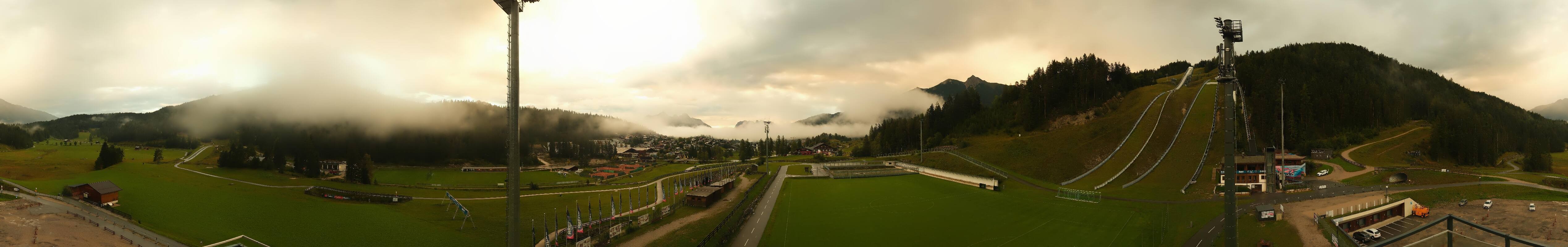 Archived image Webcam Biathlon Center Seefeld