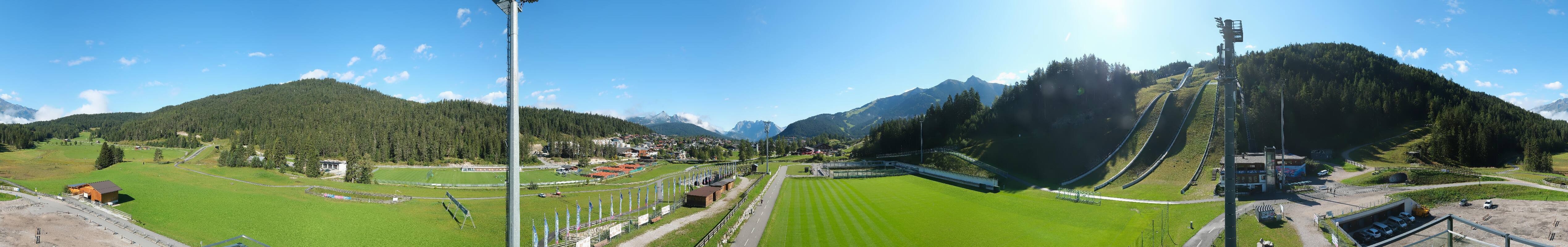 Archived image Webcam Biathlon Center Seefeld