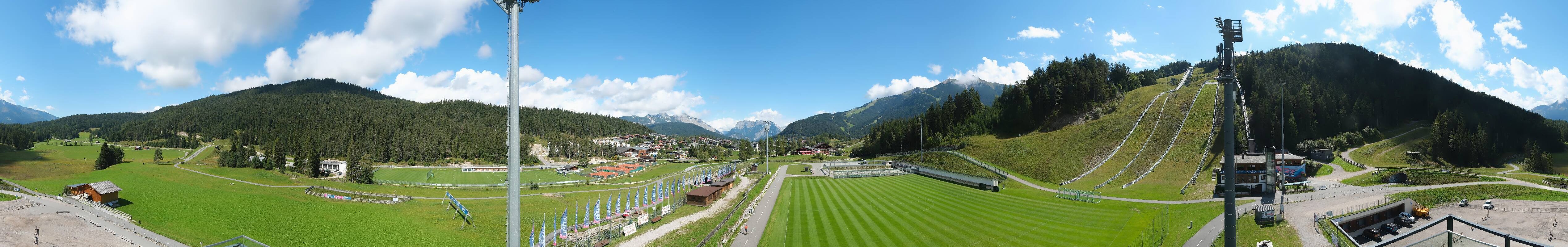 Archived image Webcam Biathlon Center Seefeld