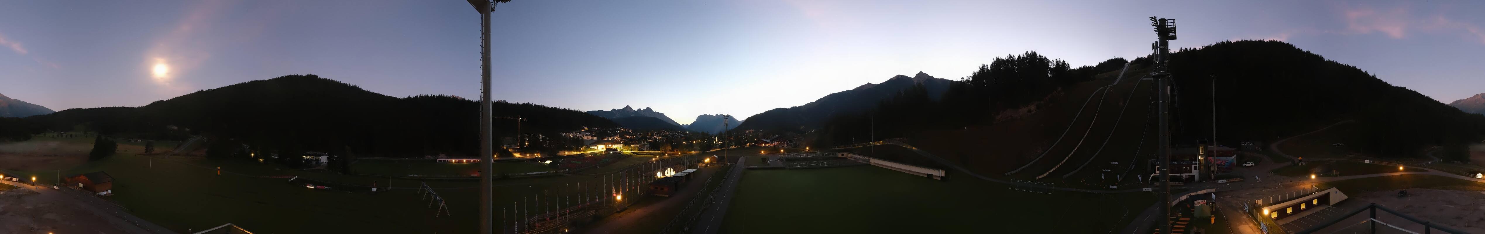 Archived image Webcam Biathlon Center Seefeld