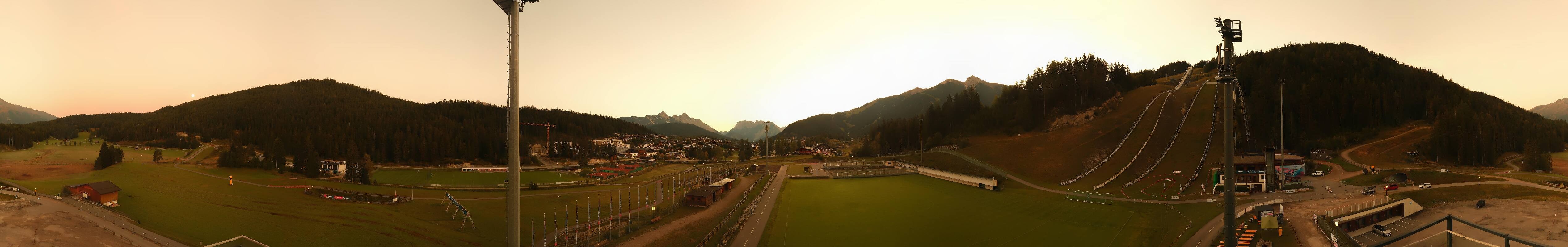 Archived image Webcam Biathlon Center Seefeld