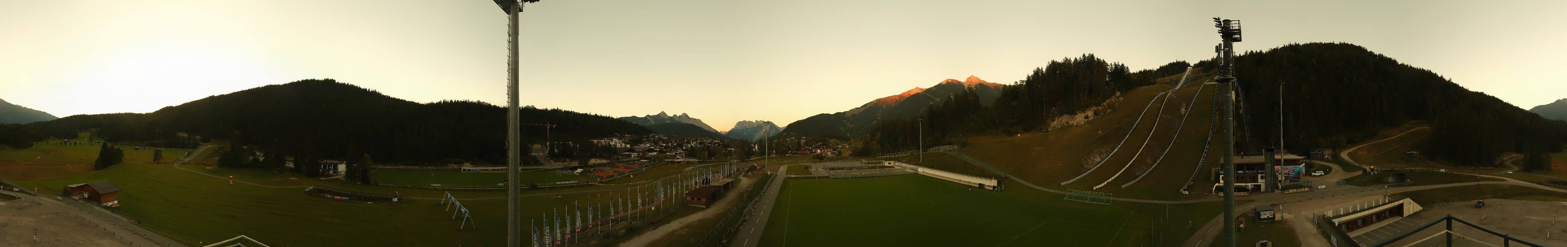 Archived image Webcam Biathlon Center Seefeld