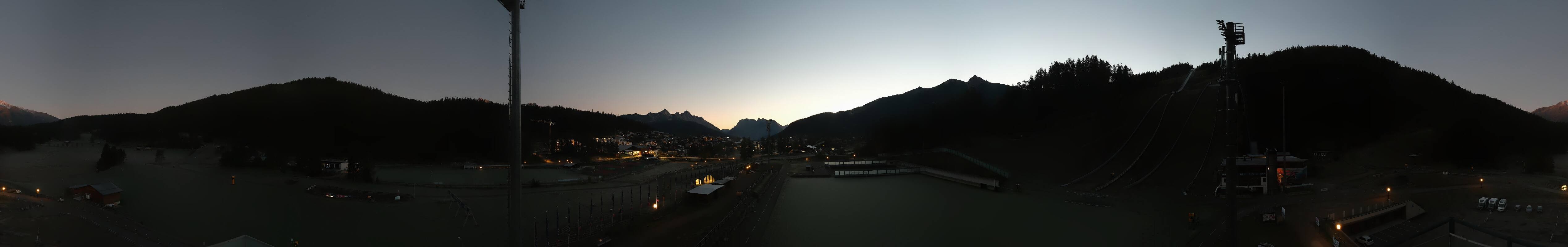 Archived image Webcam Biathlon Center Seefeld