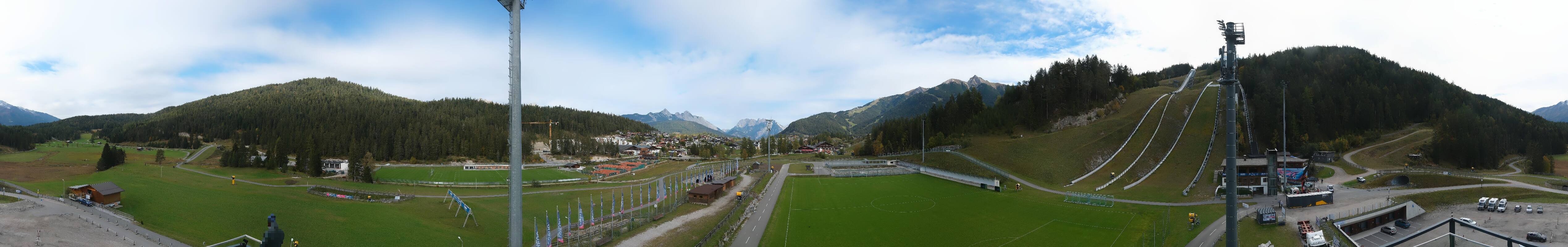 Archived image Webcam Biathlon Center Seefeld
