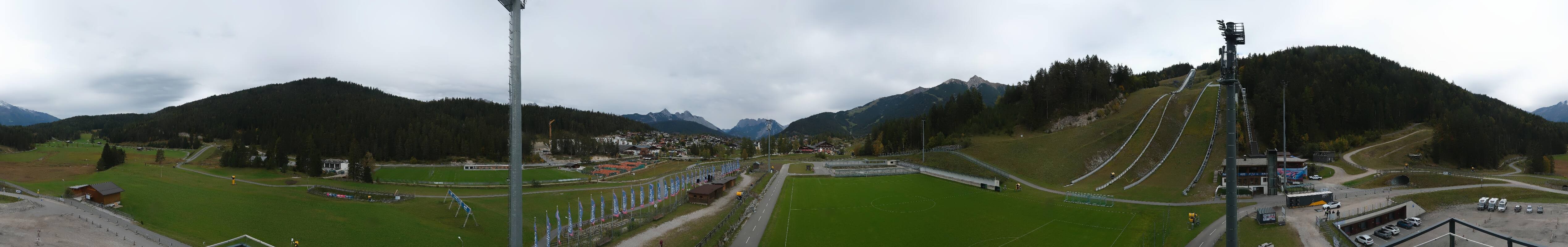 Archived image Webcam Biathlon Center Seefeld