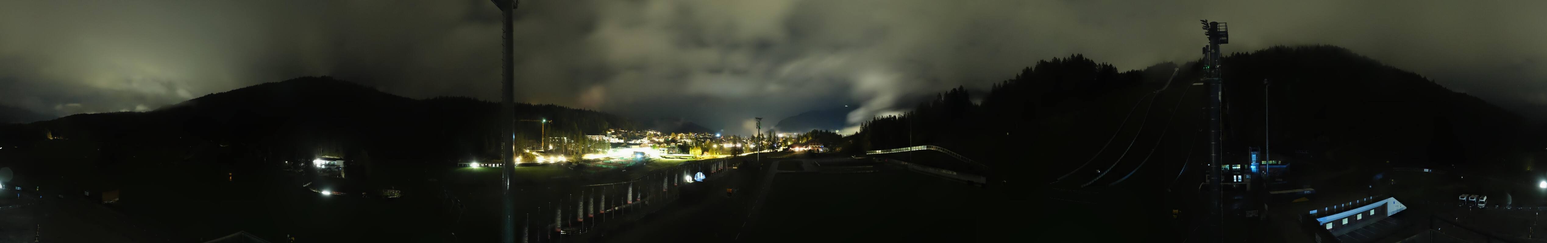 Archived image Webcam Biathlon Center Seefeld