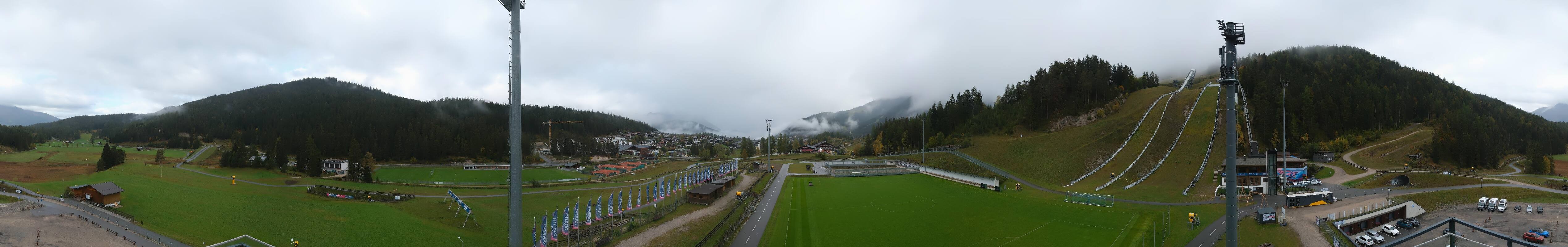 Archived image Webcam Biathlon Center Seefeld