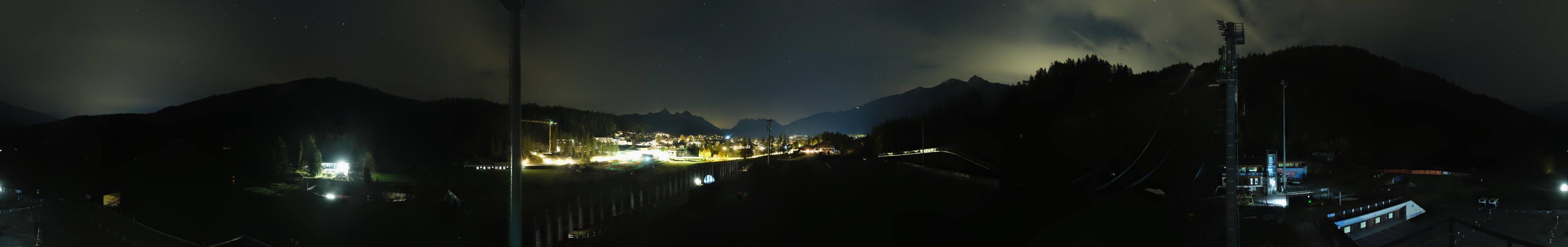 Archived image Webcam Biathlon Center Seefeld