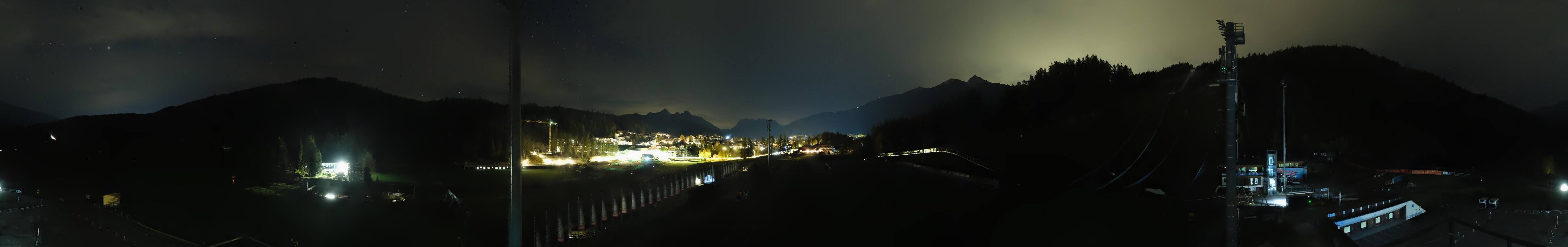 Archived image Webcam Biathlon Center Seefeld
