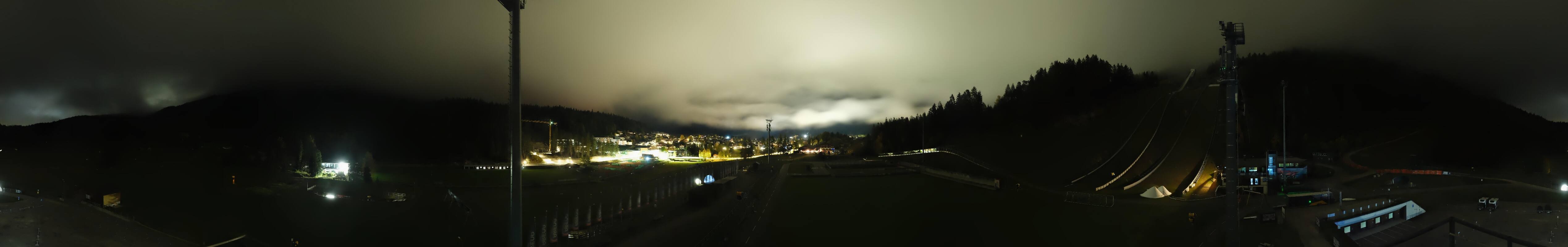 Archived image Webcam Biathlon Center Seefeld