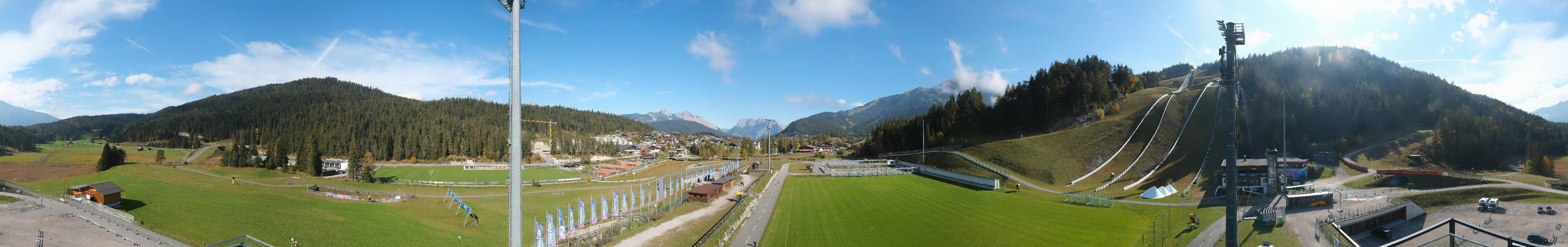 Archived image Webcam Biathlon Center Seefeld
