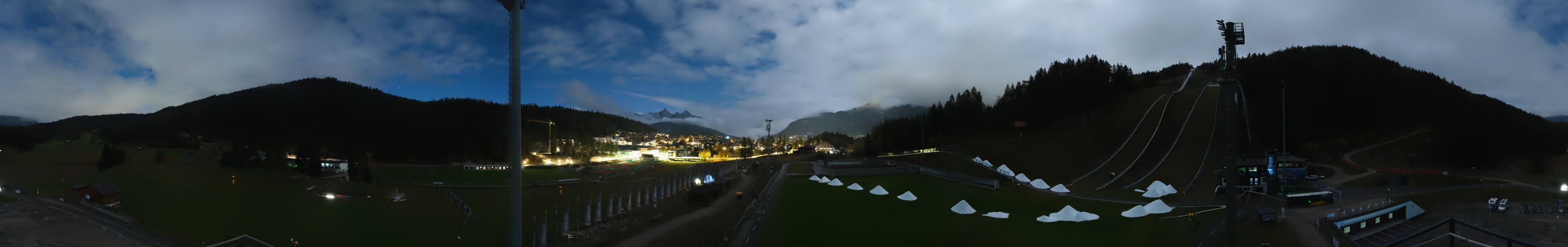 Archived image Webcam Biathlon Center Seefeld