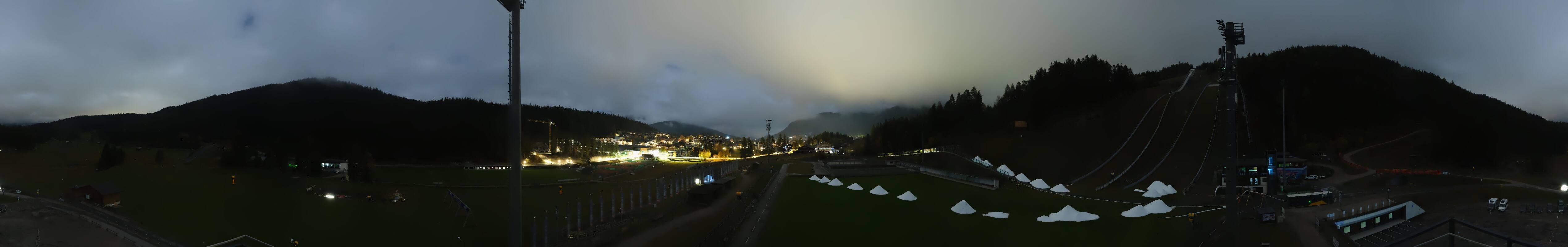 Archived image Webcam Biathlon Center Seefeld