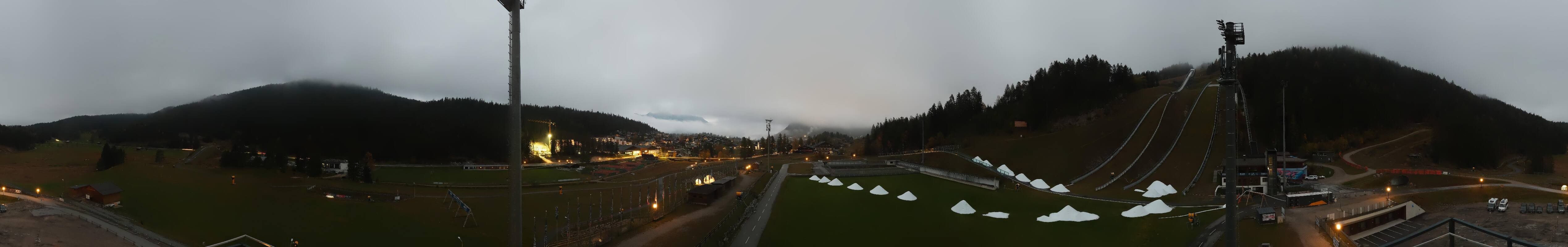 Archived image Webcam Biathlon Center Seefeld