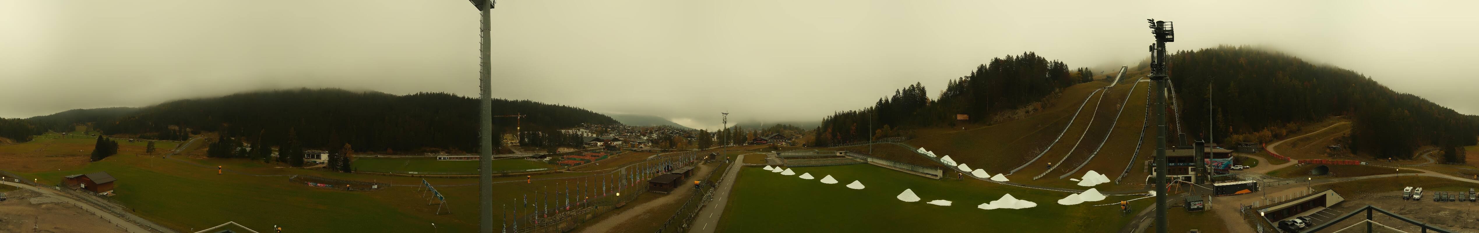 Archived image Webcam Biathlon Center Seefeld