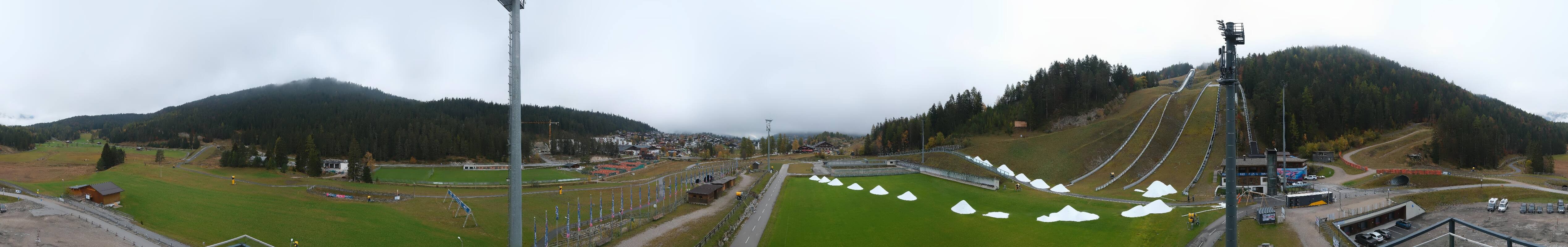 Archived image Webcam Biathlon Center Seefeld