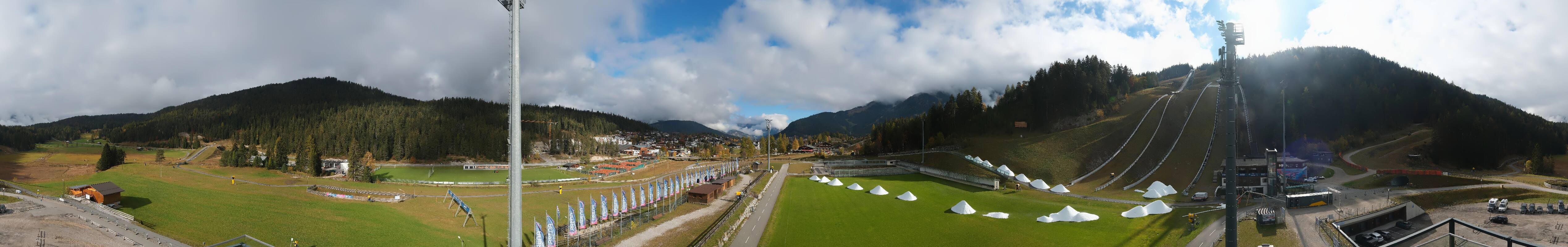 Archived image Webcam Biathlon Center Seefeld