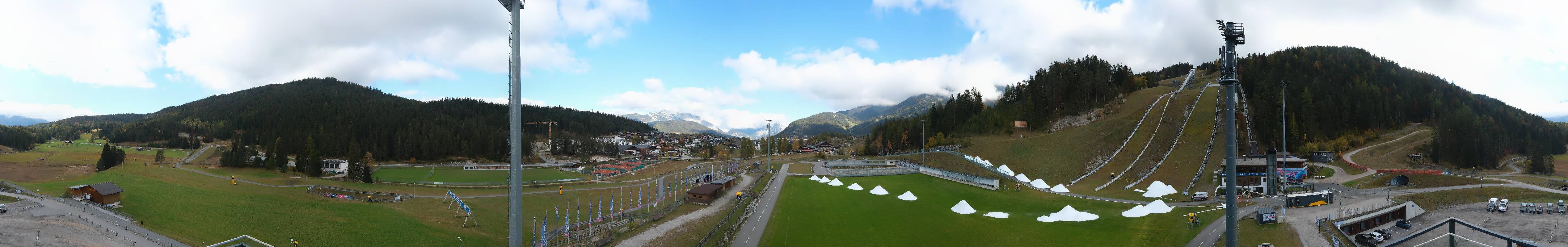 Archived image Webcam Biathlon Center Seefeld